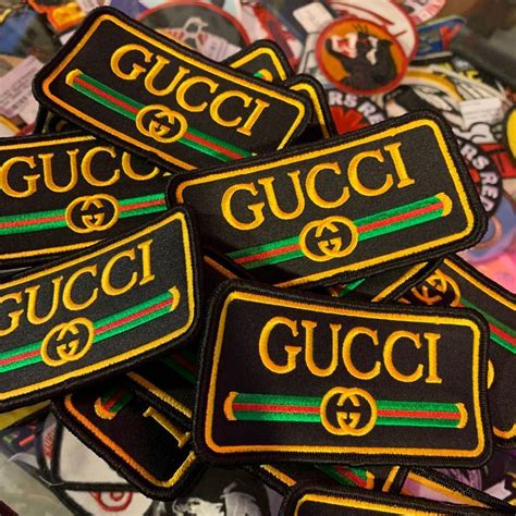 fake gucci patches|designer patches gucci.